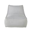 Sessel ohne Armlehnen für Sofa, hellgrau